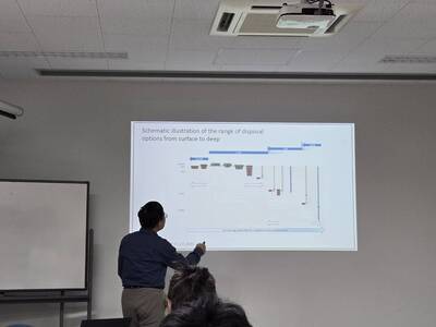 蔡世欽副主任連續三年擔任日本北海道大學暑期課程(HSI)特聘教師, 課程:Disposal concept/Engineering barrier in Taiwan(2025/9/25)圖片