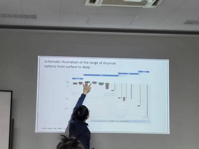 蔡世欽副主任連續三年擔任日本北海道大學暑期課程(HSI)特聘教師, 課程:Disposal concept/Engineering barrier in Taiwan(2025/9/25)圖片
