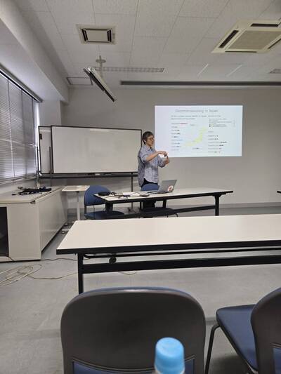 蔡世欽副主任連續三年擔任日本北海道大學暑期課程(HSI)特聘教師, 課程:Disposal concept/Engineering barrier in Taiwan(2025/9/25)圖片